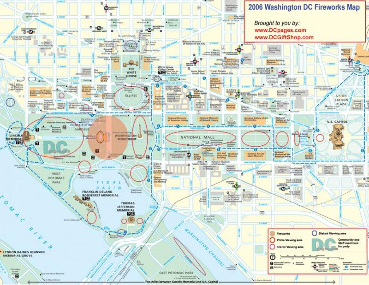 नक्शा कैपिटल हिल के व्हाइट हाउस