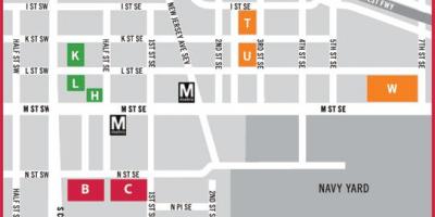 वाशिंगटन नागरिकों पार्किंग का नक्शा