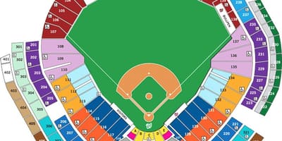 वाशिंगटन नागरिकों ballpark नक्शा
