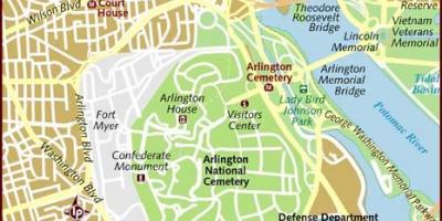 नक्शे के arlington वाशिंगटन डीसी