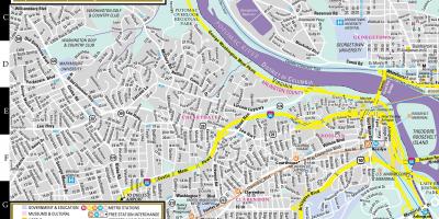 नक्शे के streetwise वाशिंगटन डीसी
