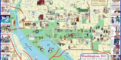 वाशिंगटन डीसी के नक्शे