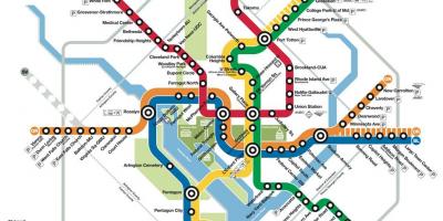 डीसीए मेट्रो का नक्शा